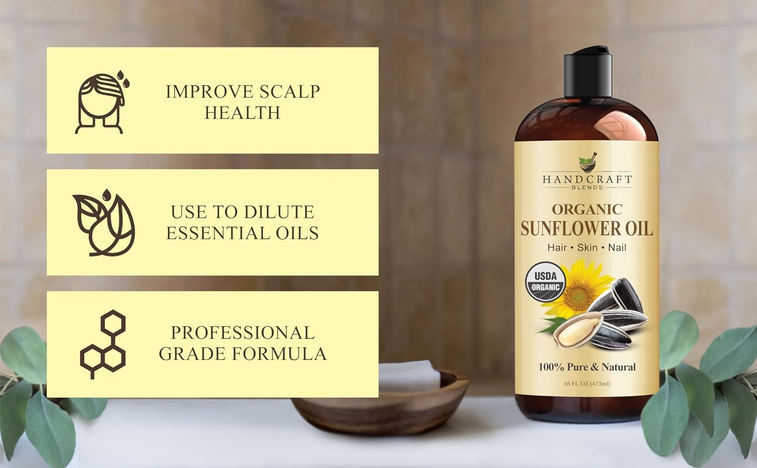 Handcraft Blends USDA Organic Sunflower Oil
