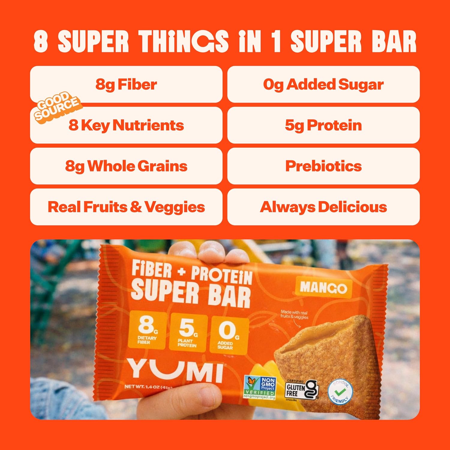 YUMI Organic Protein Super Bars