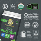 Sunwarrior Organic Active Plant Based Protein Powder (Unflavoured)