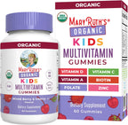 MARY RUTH'S USDA Organic Multivitamin Gummies, Ages 4+, Kids Vitamins, 60ct