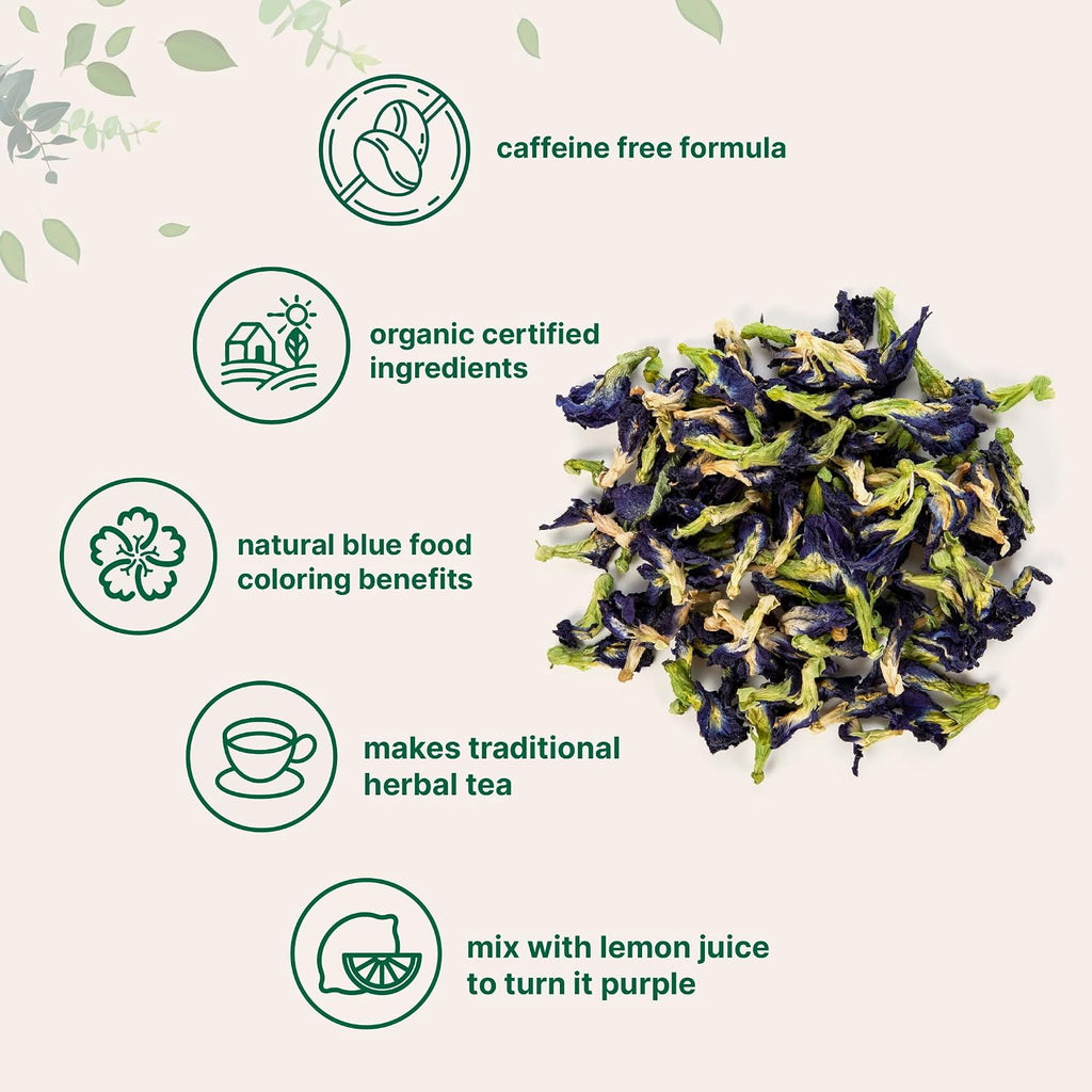 Micro Ingredients Organic Butterfly Pea Flower Tea
