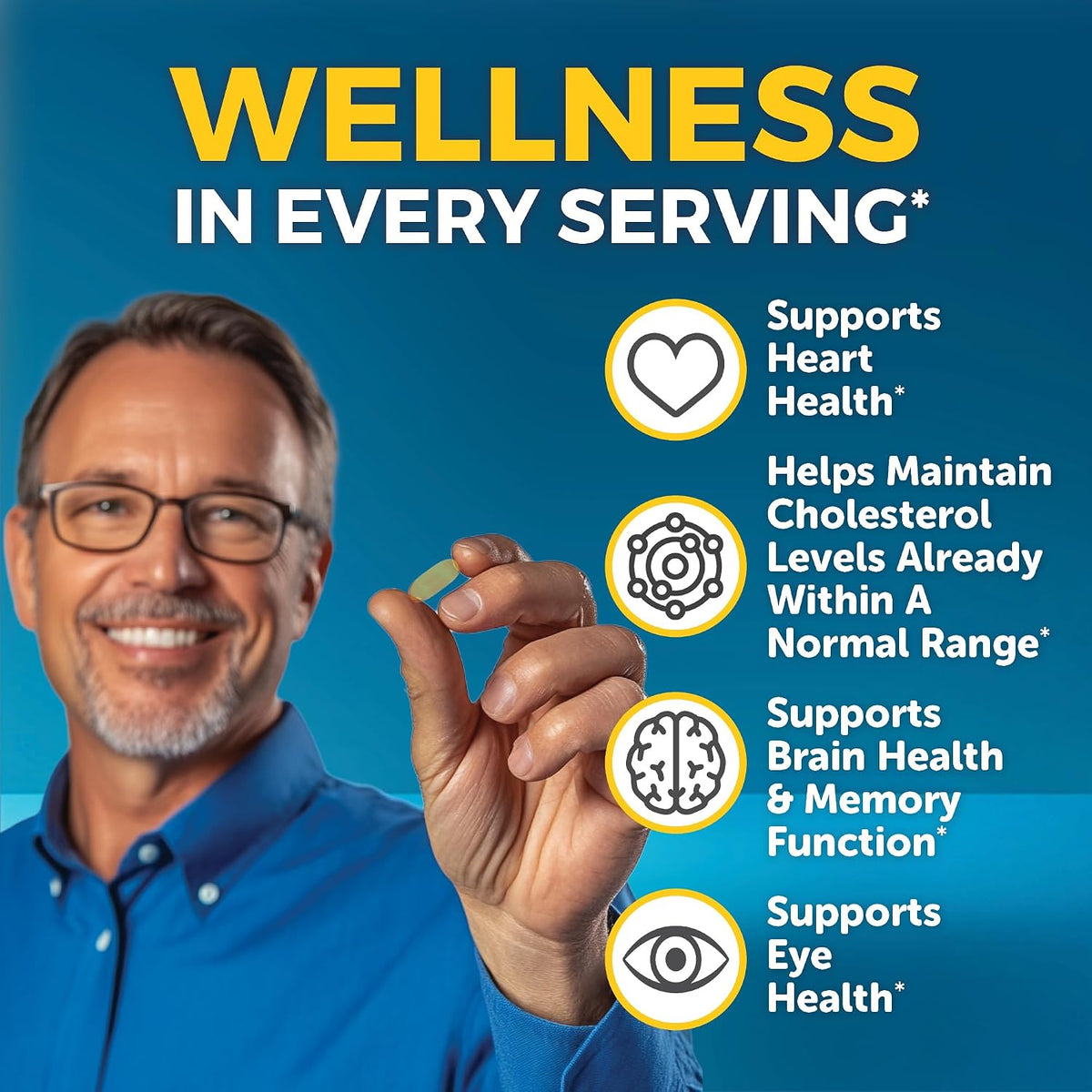 Viva Naturals Omega 3 Fish Oil Supplement for Women and Men 90 Count