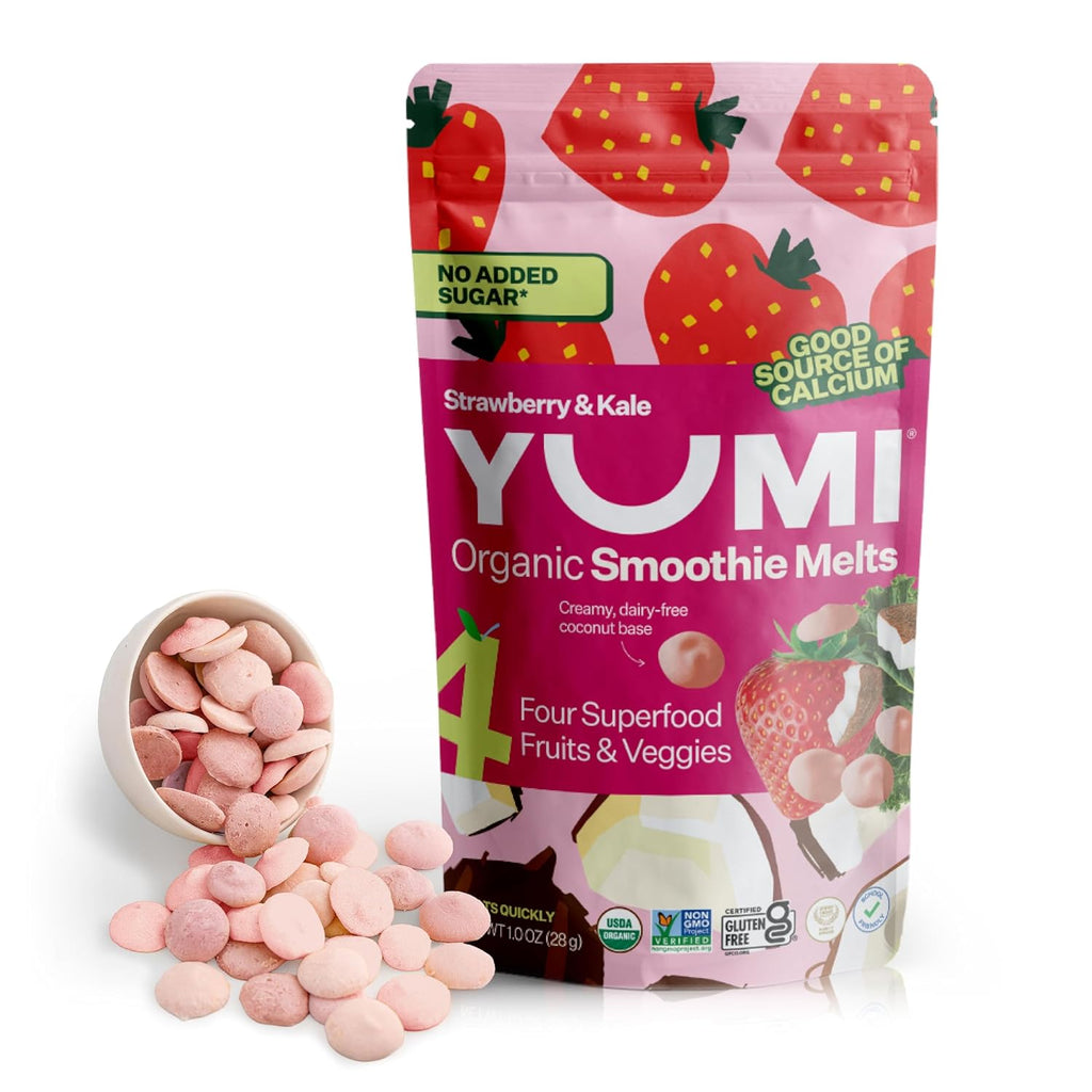 YUMI Organic Smoothie Melts - Strawberry & Kale