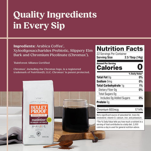 Bulletproof The Maximizer Ground Functional Coffee, 10 OZ