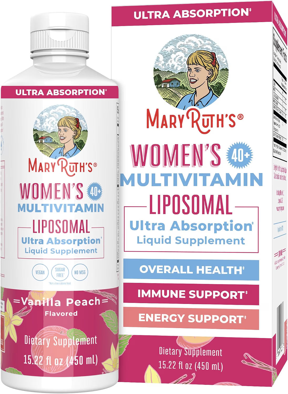 MARY RUTH'S Multivitamin Liposomal for Women 40+ | Womens Multivitamin Liposomal