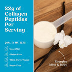 Bulletproof Energy Collagen Peptides Protein Powder, Vanilla Bean, 18.3 oz