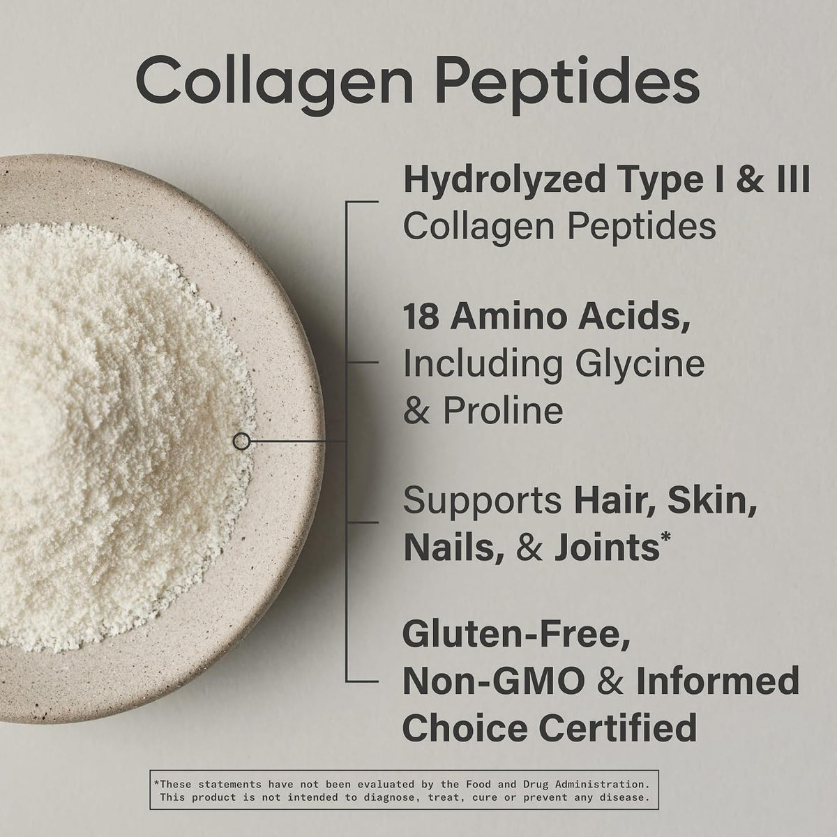 Sports Research® Collagen Peptides Protein Powder, 20 Packets (Unflavored)