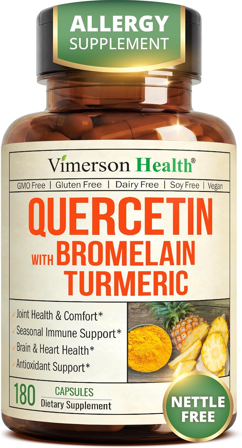 Vimerson Health Quercetin Bromelain Turmeric Supplement