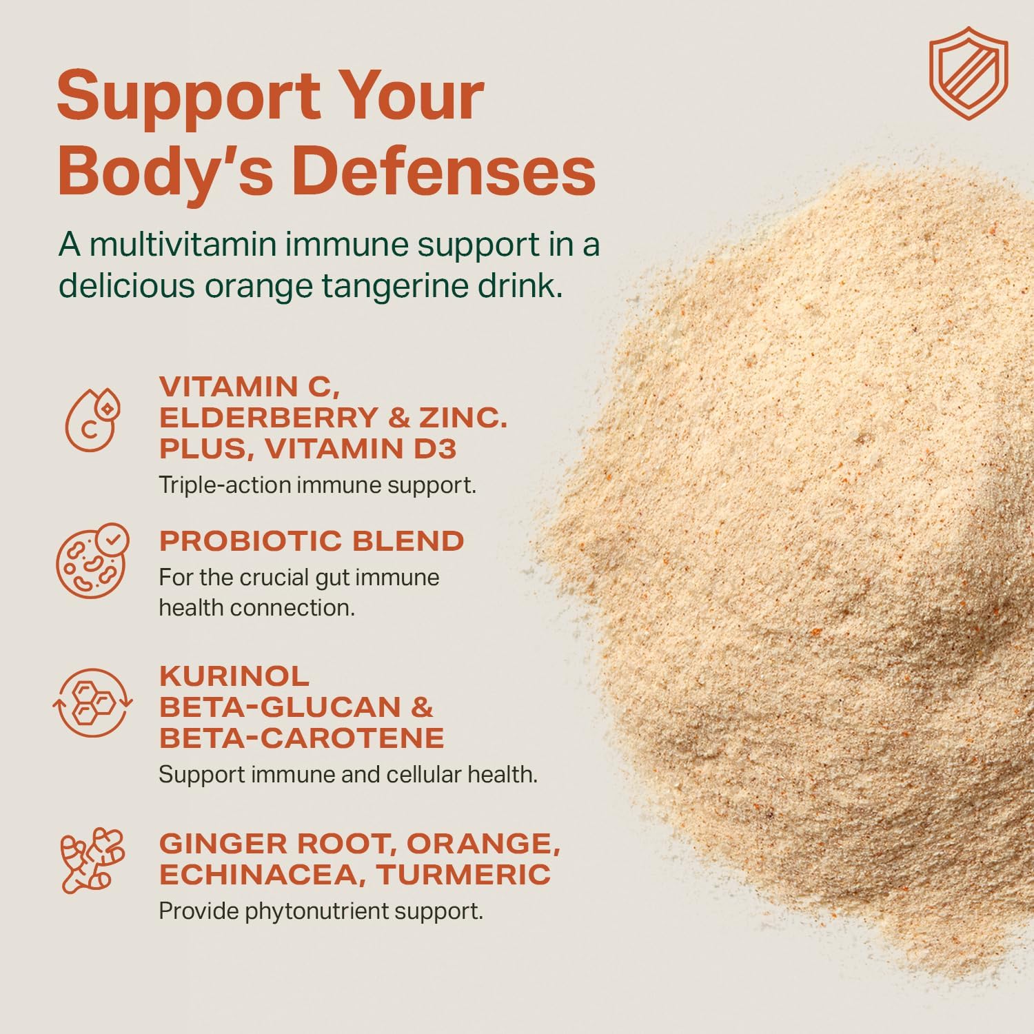 Proper- The Oranges Nutrient-Dense Superfood Powder for Immune Support & Gut Health