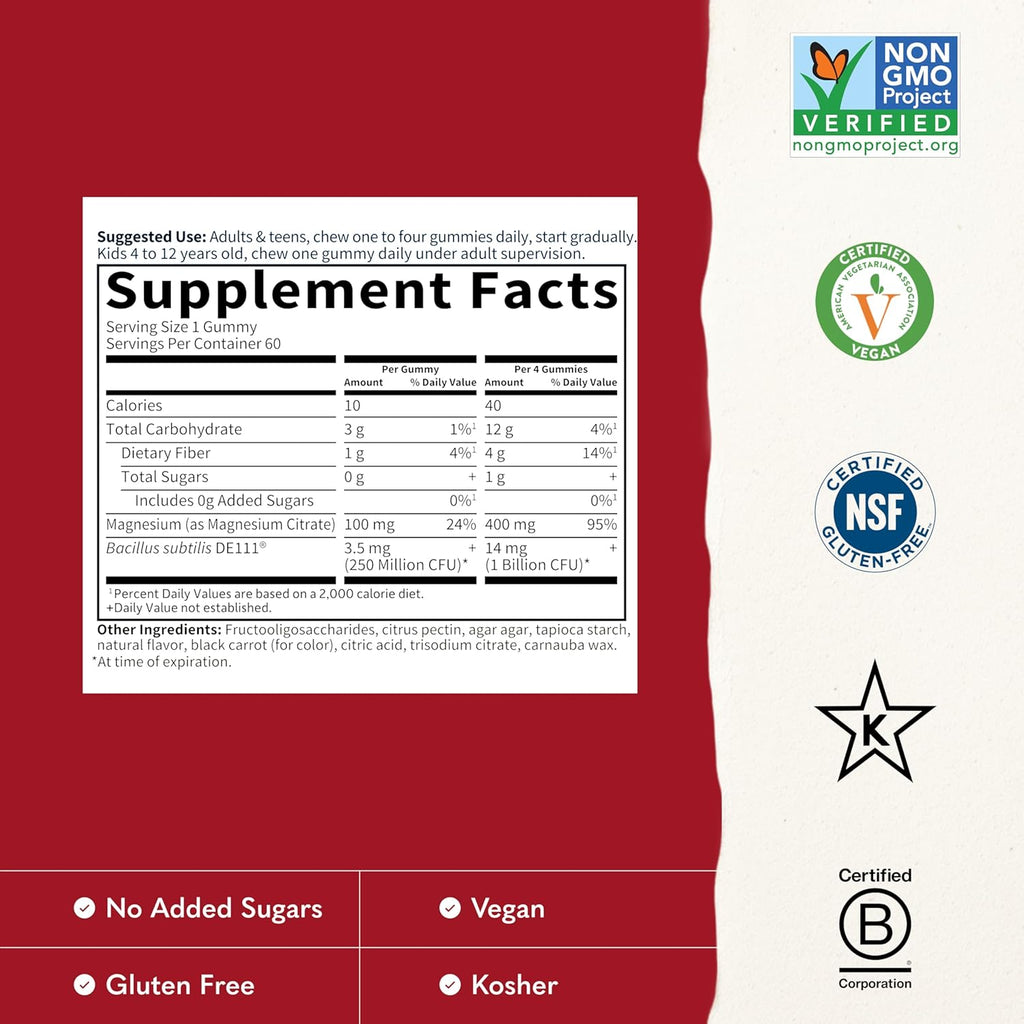 Garden of Life Magnesium Citrate Supplement Gummies