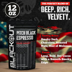 Blackout Coffee Pitch Black Espresso Ground Coffee – Extra Dark Roast