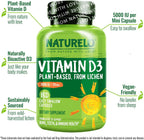 NATURELO Vitamin D - 5000 IU - Natural D3 Supplement for Immune System