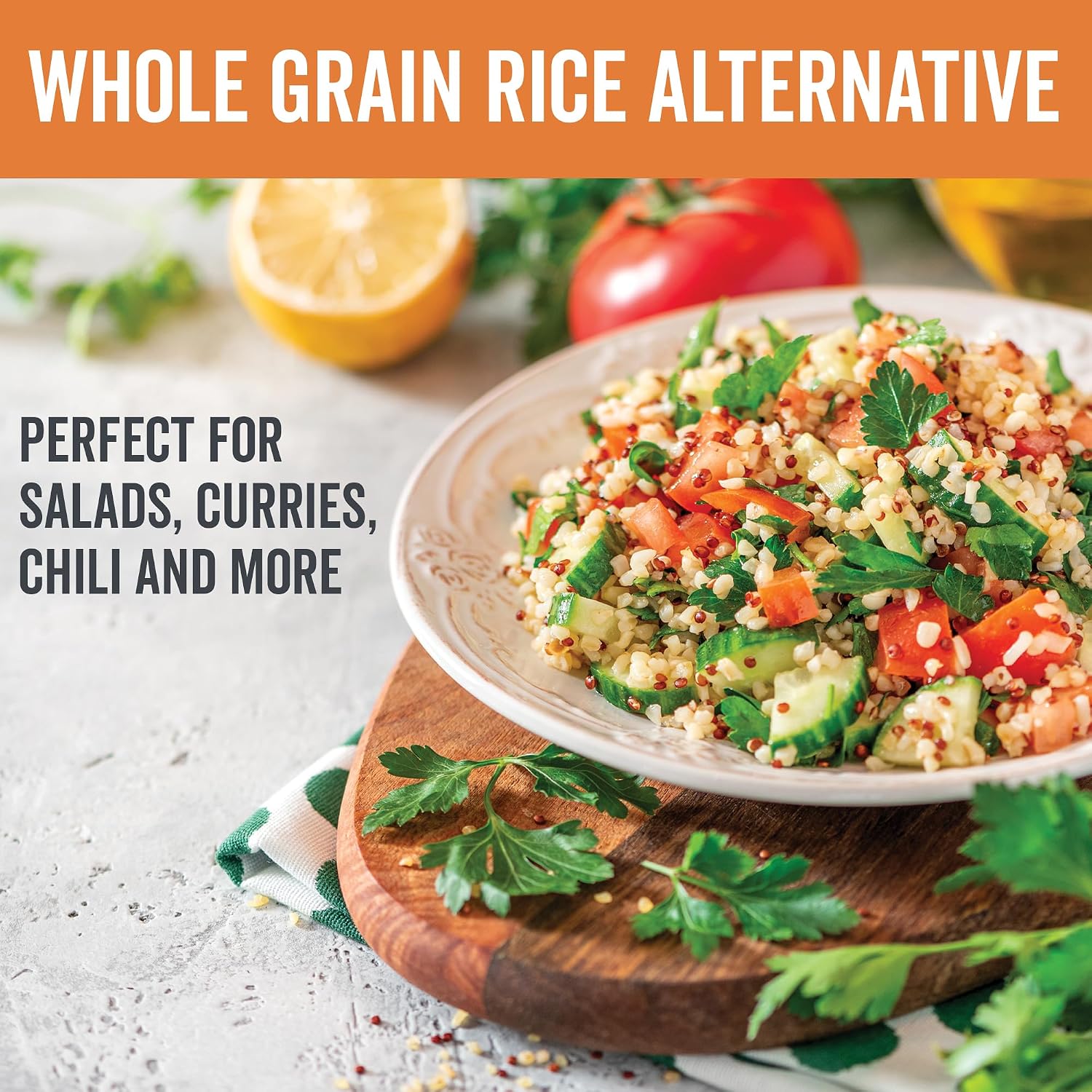 Viva Naturals Organic Quinoa - Pre-Washed Whole Grain