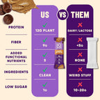 IQBAR Clean Protein Bars, Low Sugar Keto, Almond Butter Chip 12-Count