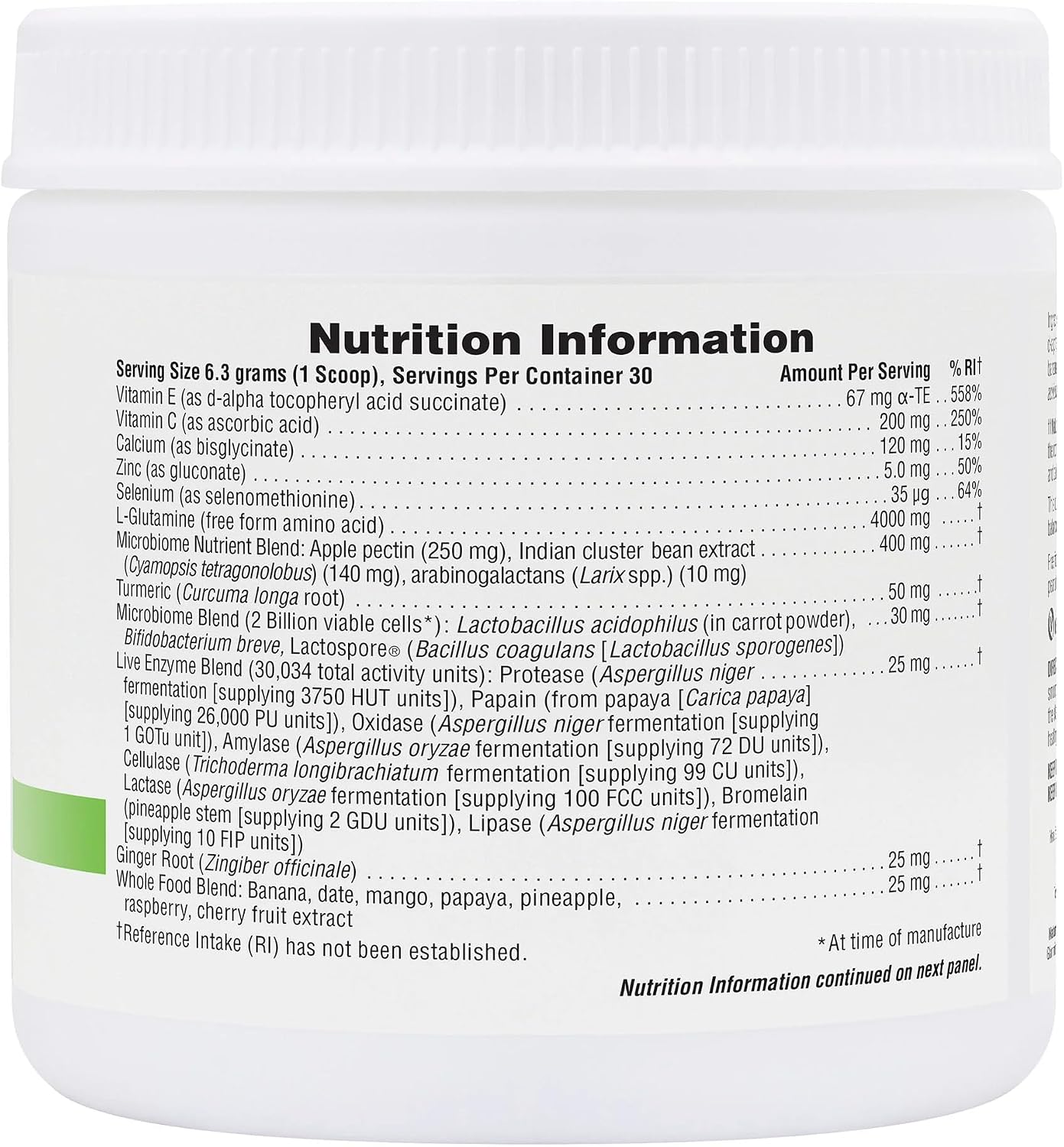 Natures Plus GI Natural Drink Powder - Vegetarian Powder
