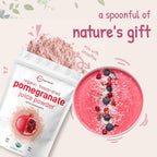 Organic Pomegranate Juice Powder - 100% Natural Fruit Powder - Freeze Dried & Cold Pressed