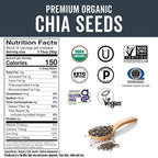 Viva Naturals Organic Chia Seeds, 1 lb, 16 Oz