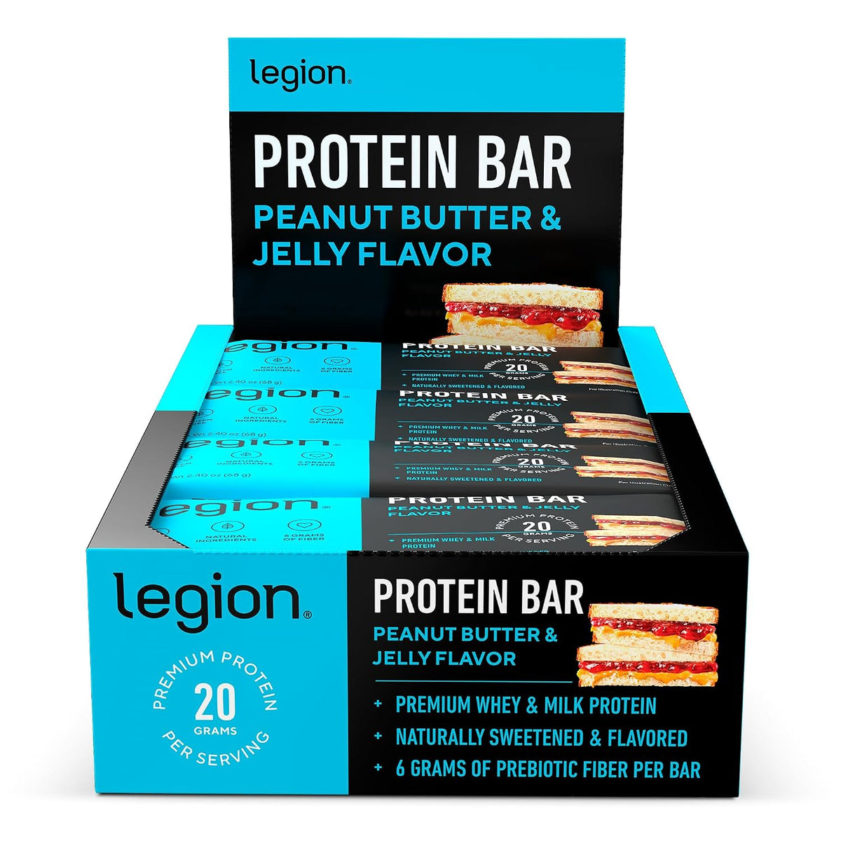 Legion Protein Bar Peanut Butter Jelly