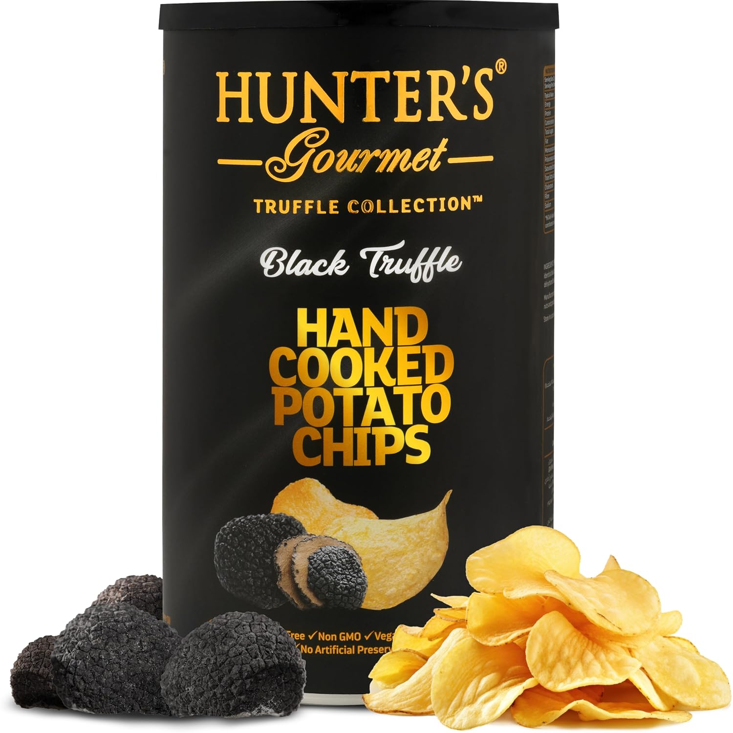 HUNTER'S Gourmet Dubai Black Truffle Crisps