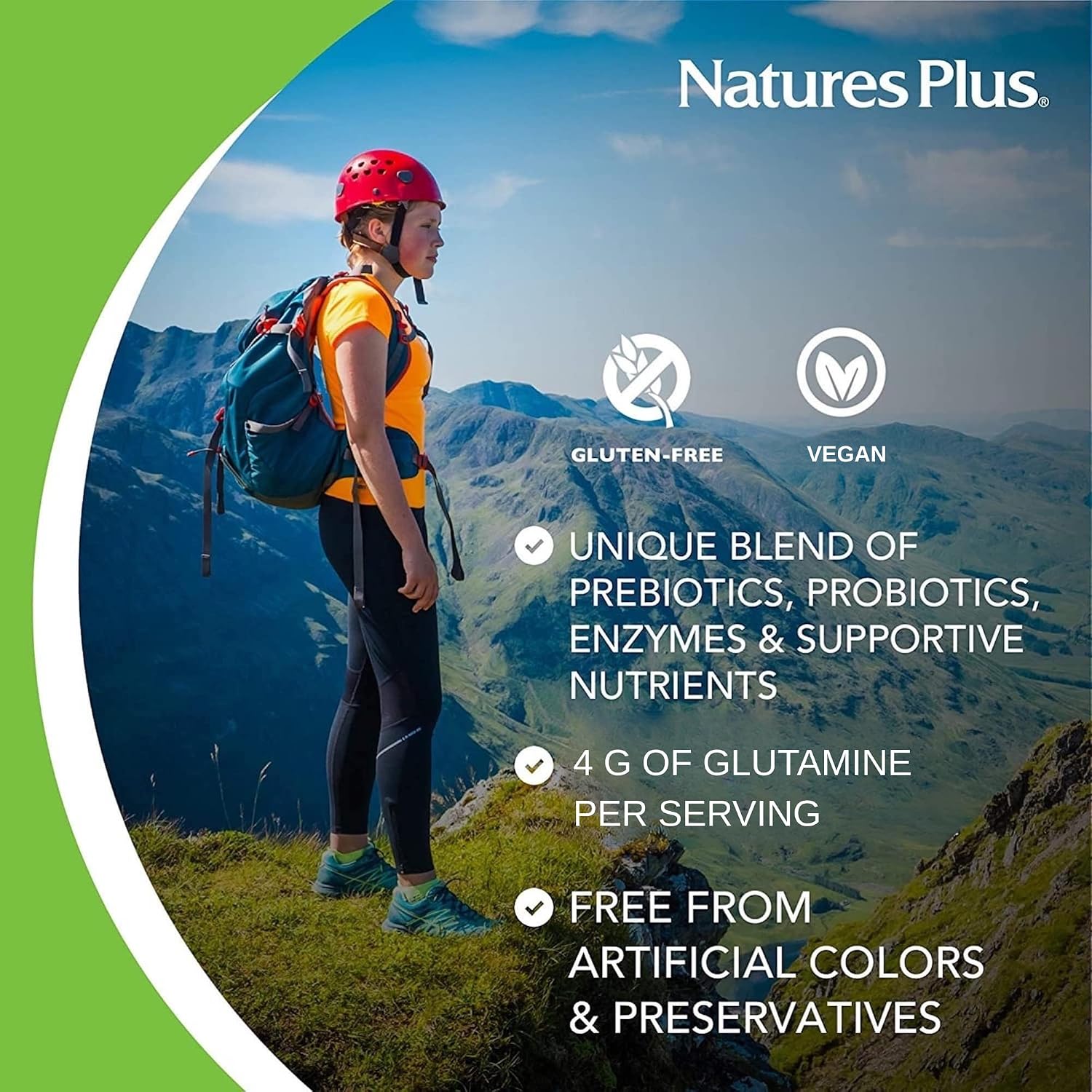 Natures Plus GI Natural Drink Powder - Vegetarian Powder