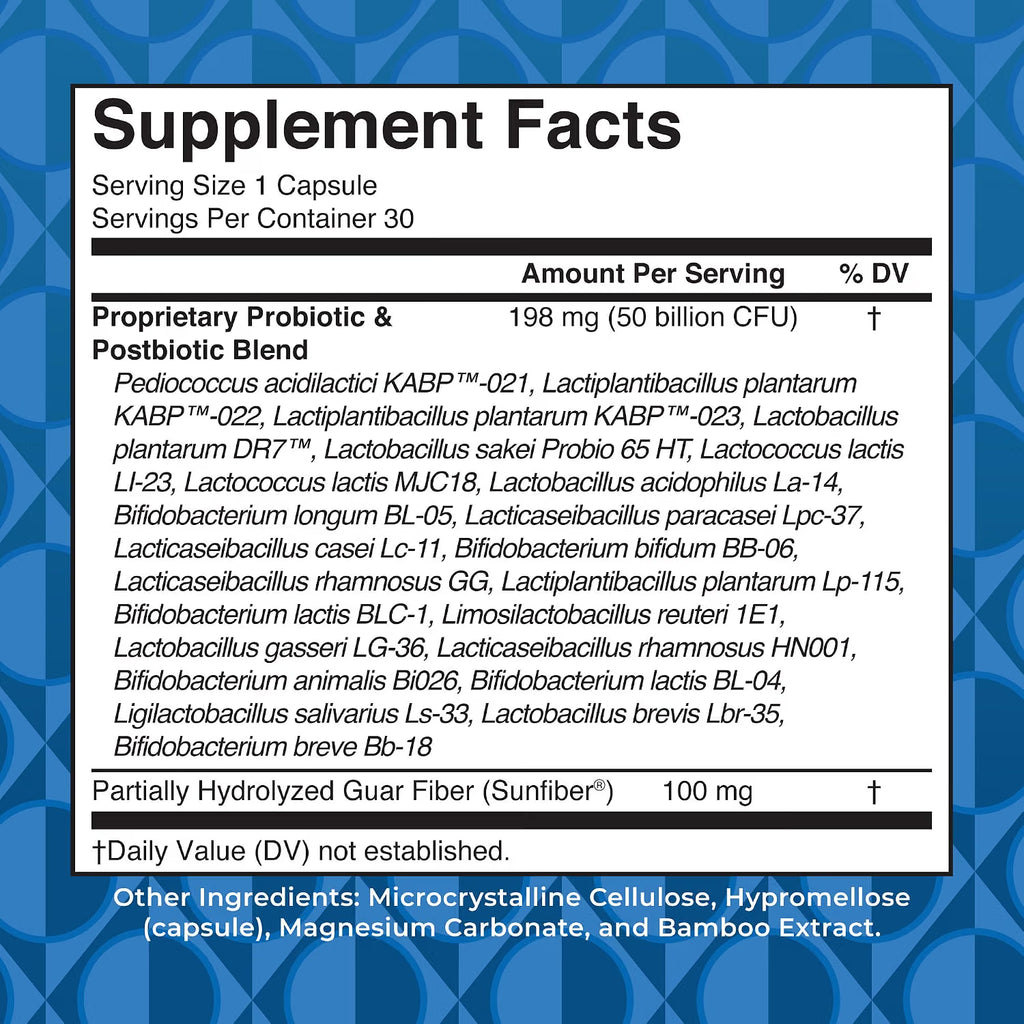 MARY RUTH'S 3-in-1 Probiotics for Digestive Health, 30 Servings