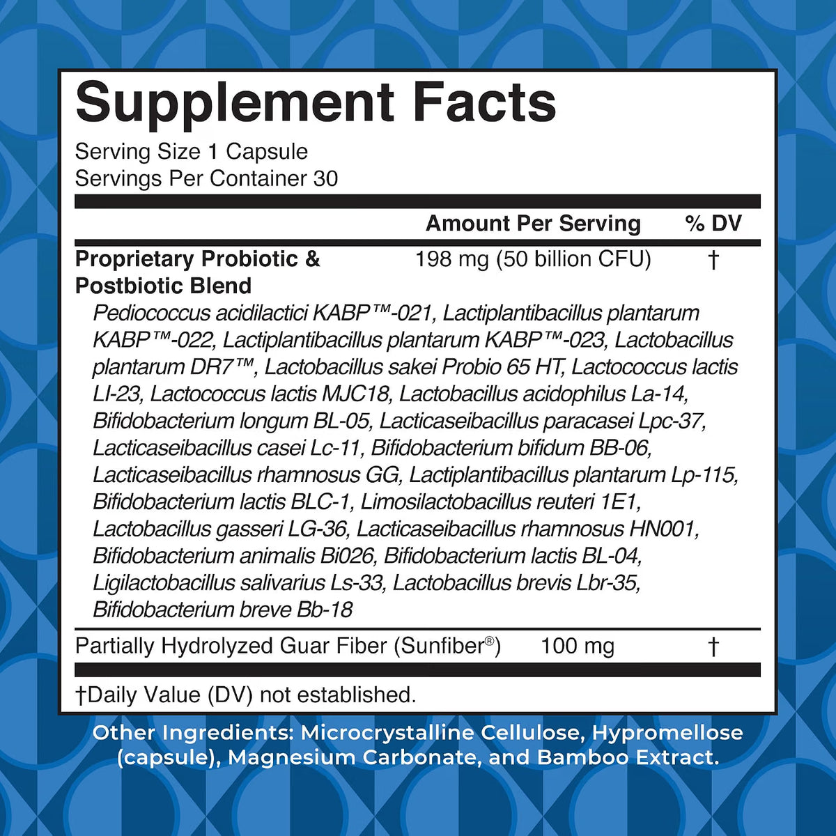 MARY RUTH'S 3-in-1 Probiotics for Digestive Health, 30 Servings