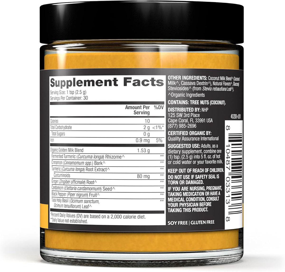 Dr. Mercola Solspring Golden Milk - Adaptogenic Support Pack of 2