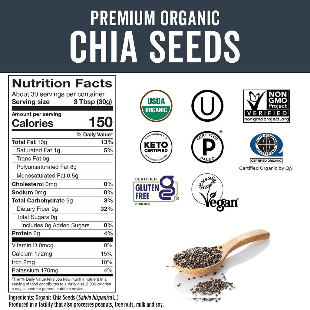 Viva Naturals Organic Chia Seeds