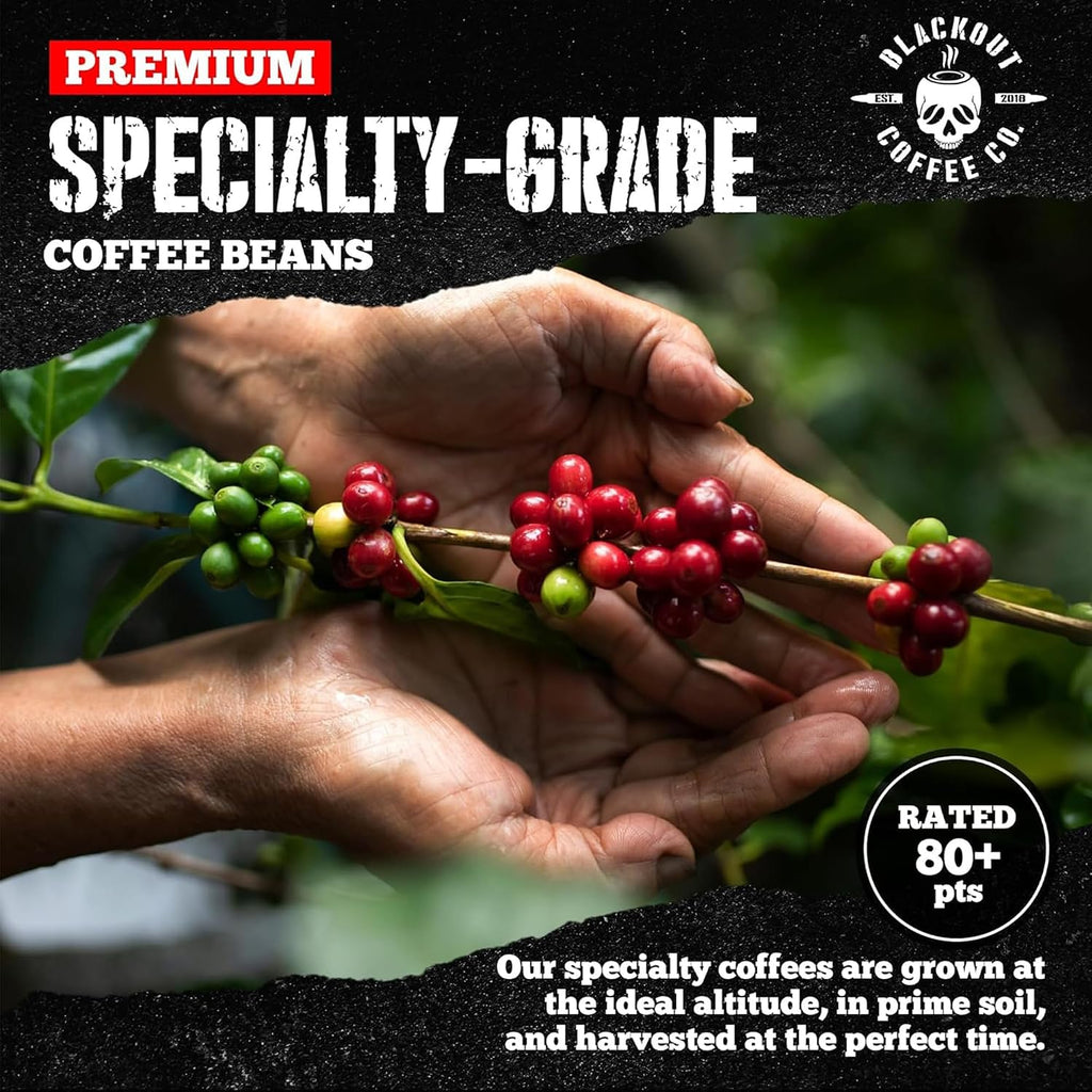 Blackout Coffee Smooth Finish Ground Coffee – Light Roast