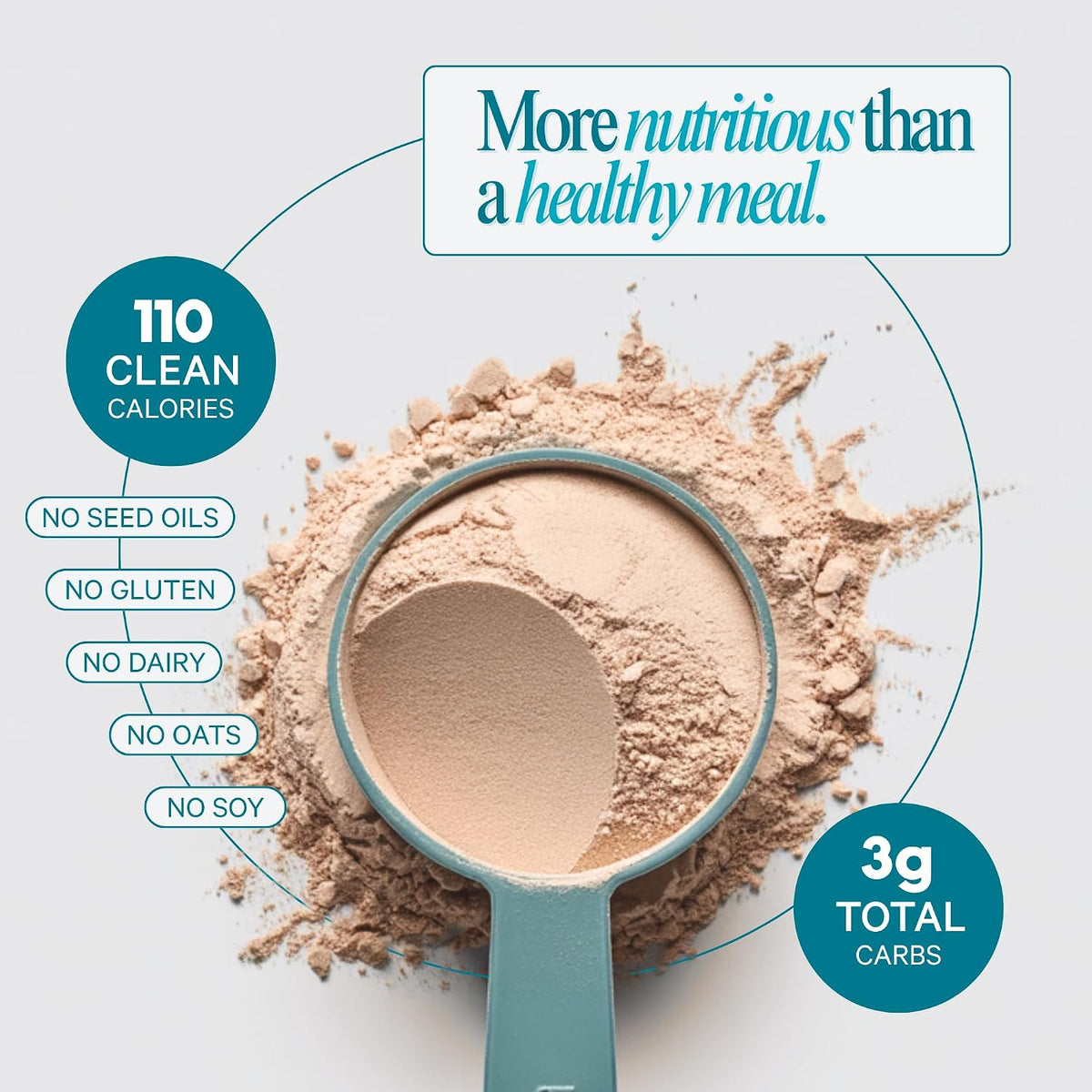 LyfeFuel Plant Protein Powder & Meal Replacement Shake, Vegan, Vanilla Chai 24 Servings