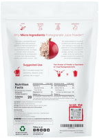 Organic Pomegranate Juice Powder - 100% Natural Fruit Powder - Freeze Dried & Cold Pressed
