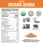 Viva Naturals Organic Quinoa - Pre-Washed Whole Grain