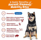 Zesty Paws Mobility Bites Dog Joint Supplement - Hip and Joint Chews for Dogs