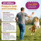 Zesty Paws Glucosamine for Dogs - Dog Joint Supplement, Bacon, 90 Ct