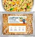 Just Food For Dogs Frozen Fresh Dog Food Toppers and Meals,  Balanced Fresh Pet Meal or Topper, Turkey & Whole Wheat