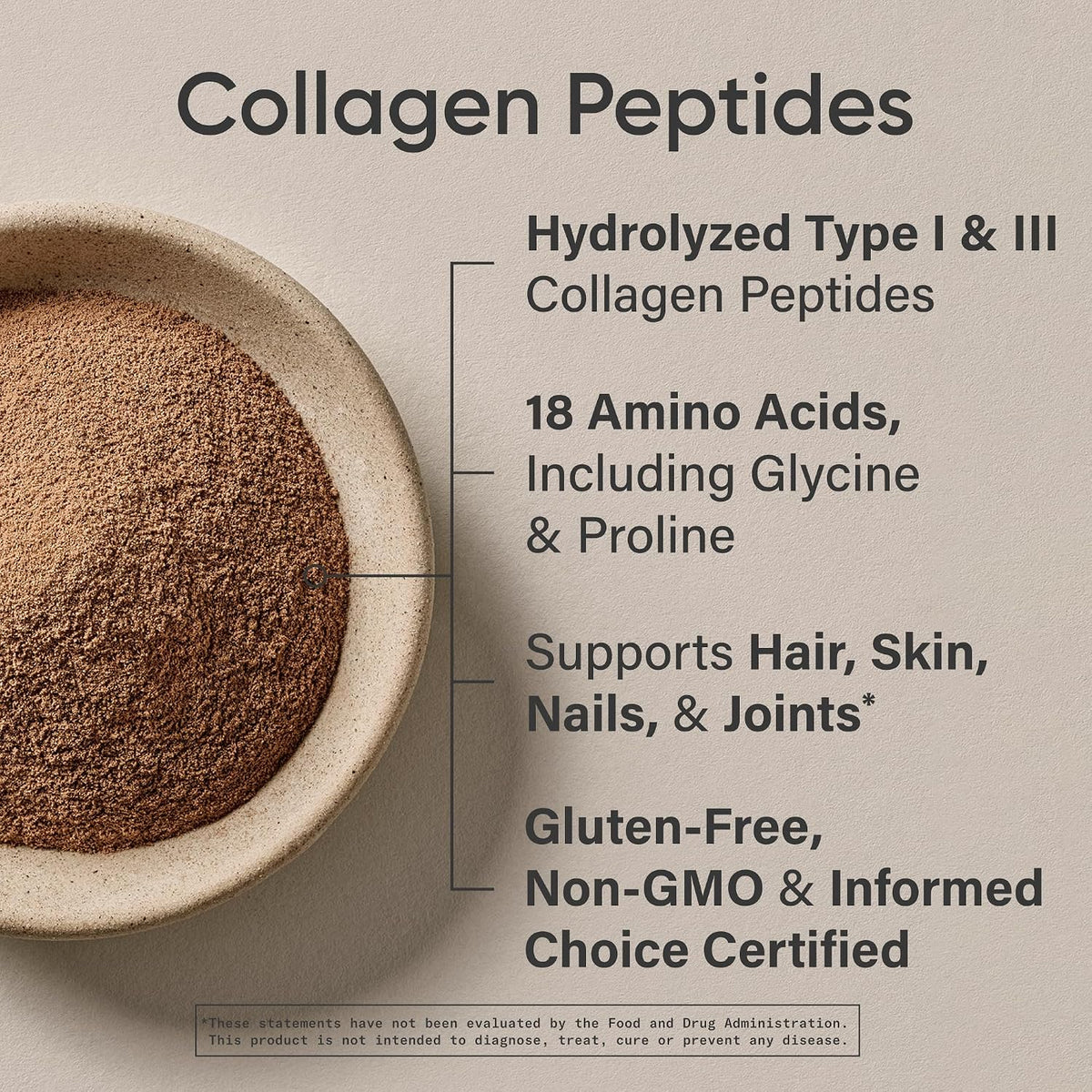 Sports Research® Collagen Peptides Protein Powder, Dark Chocolate (1.41lb)