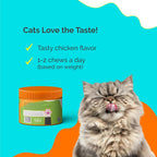 Purecat Joint Support Soft Chews Supplements for Cats of All Ages 200 ct