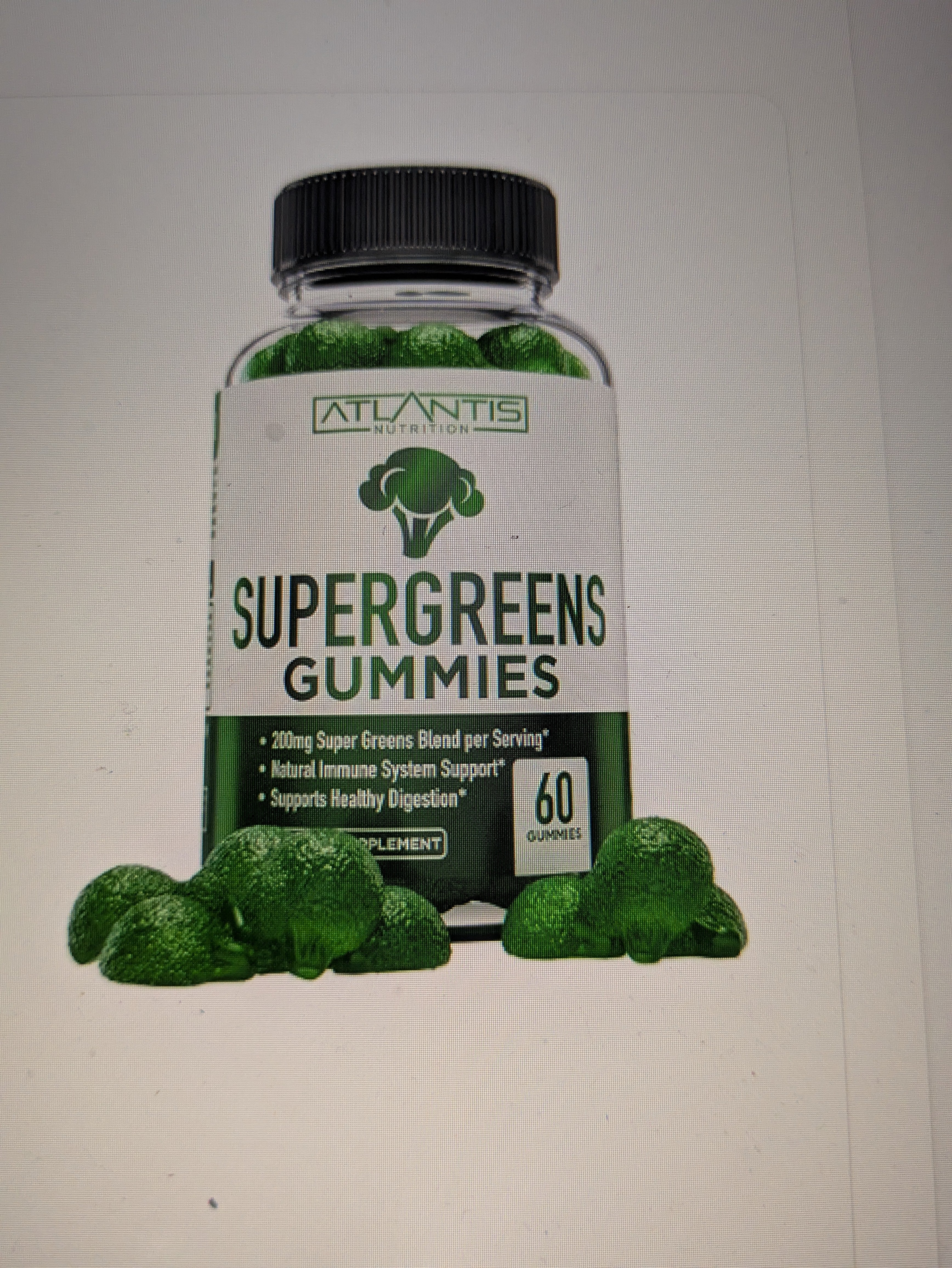 Atlantis Nutrition Supergreens Gummies