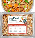 Just Food For Dogs Frozen Fresh Dog Food, Complete Meal or Topper, Beef & Russet Potato 18oz-Pk of 7