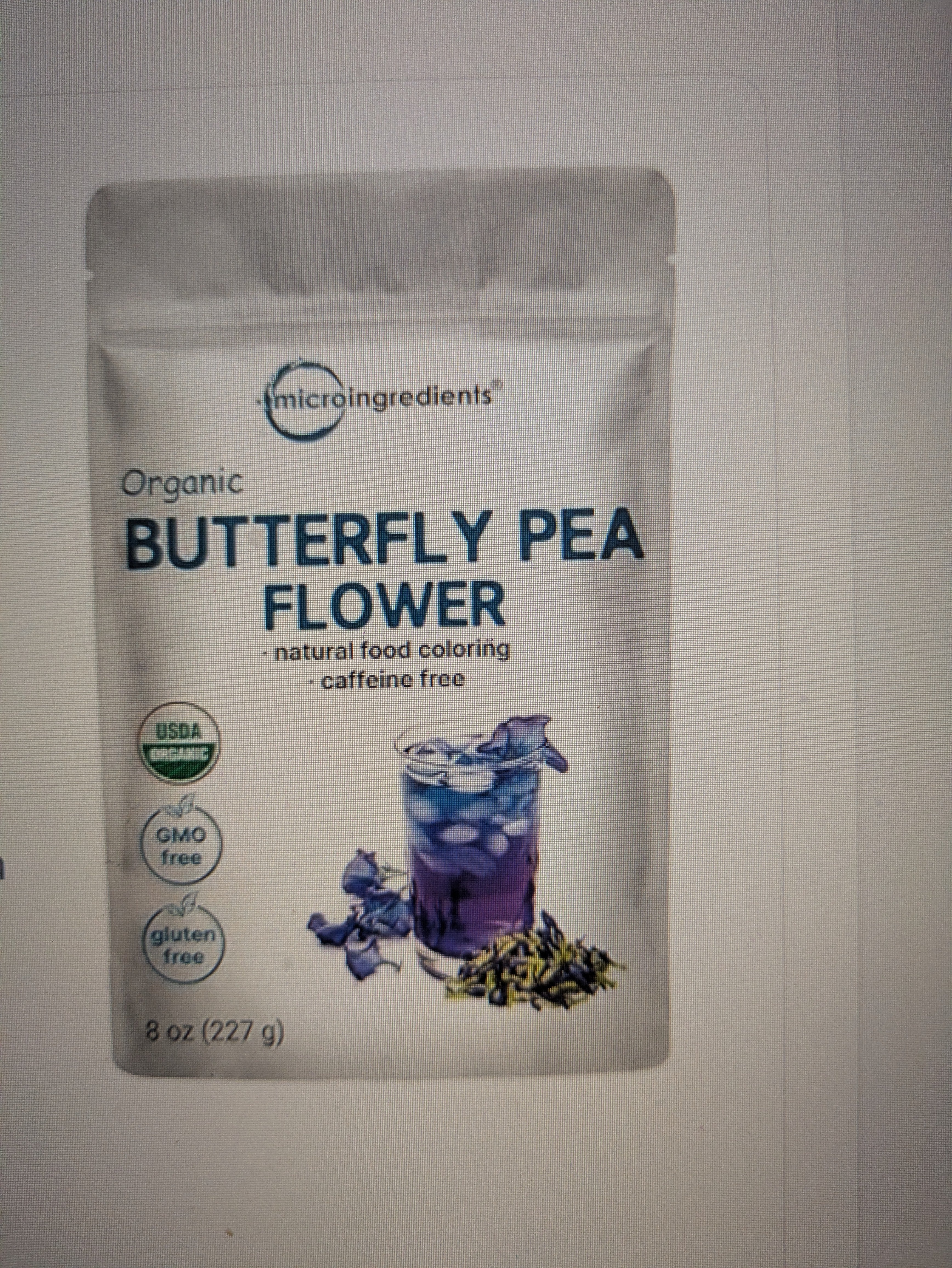Micro Ingredients Organic Butterfly Pea Flower Tea