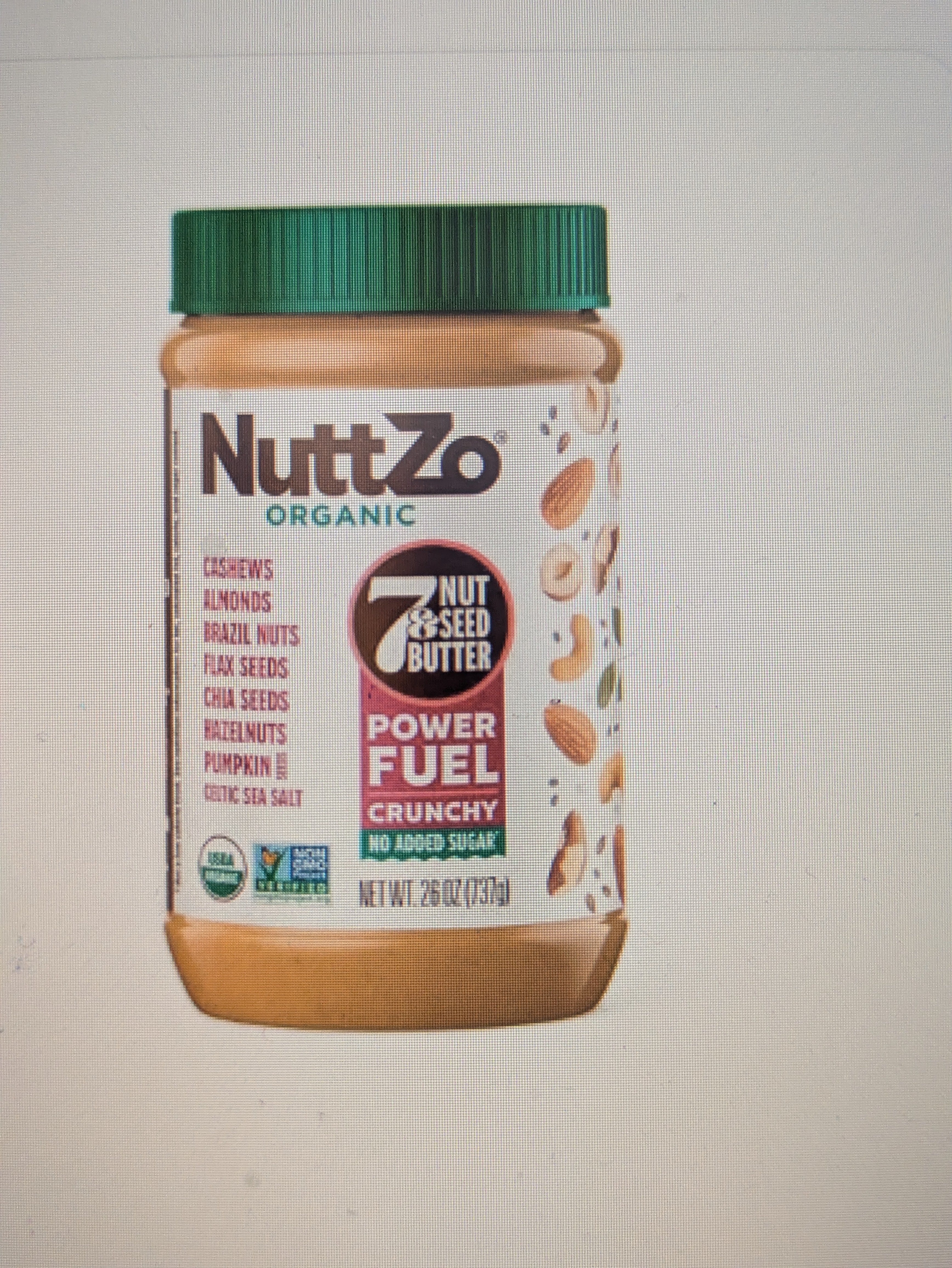 NuttZo Organic Power Fuel 7 Nuts and Seeds Butter