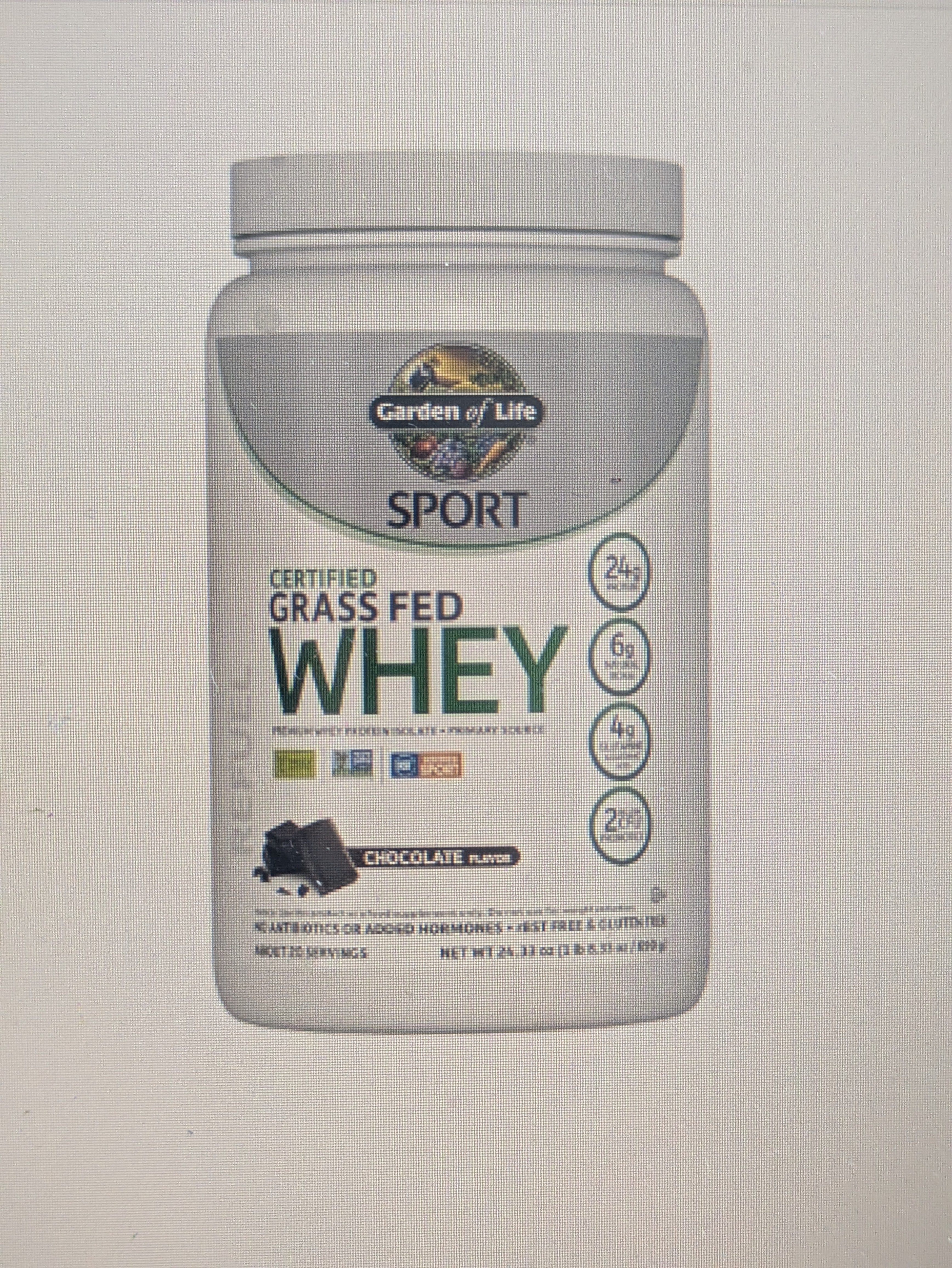 Garden of Life SPORT Whey Protein Powder Chocolate