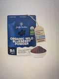 Wild Organic Blueberry Powder 5 Oz Bag - Antioxidant Rich Smoothies Freeze Dried