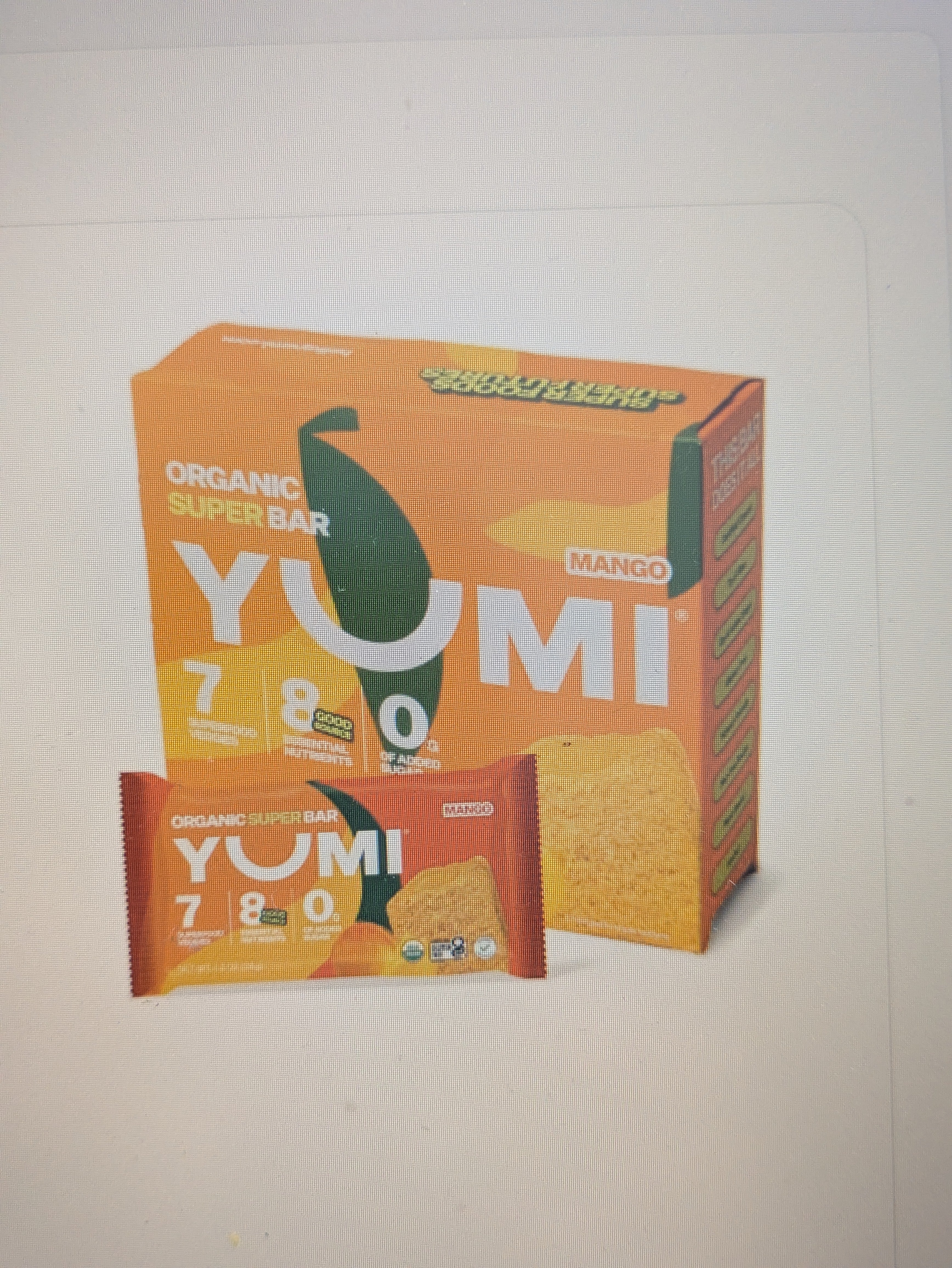 YUMI Organic Breakfast Superbar - Mango