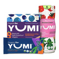 Yumi Organic Toddler Snacks Bars - Blueberry & Purple Carrot & YUMI Rice-Free Baby Puffs Strawberry Basil