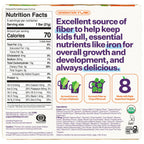 Yumi Organic Toddler Snacks Bars - Blueberry & Purple Carrot & YUMI Rice-Free Baby Puffs Strawberry Basil