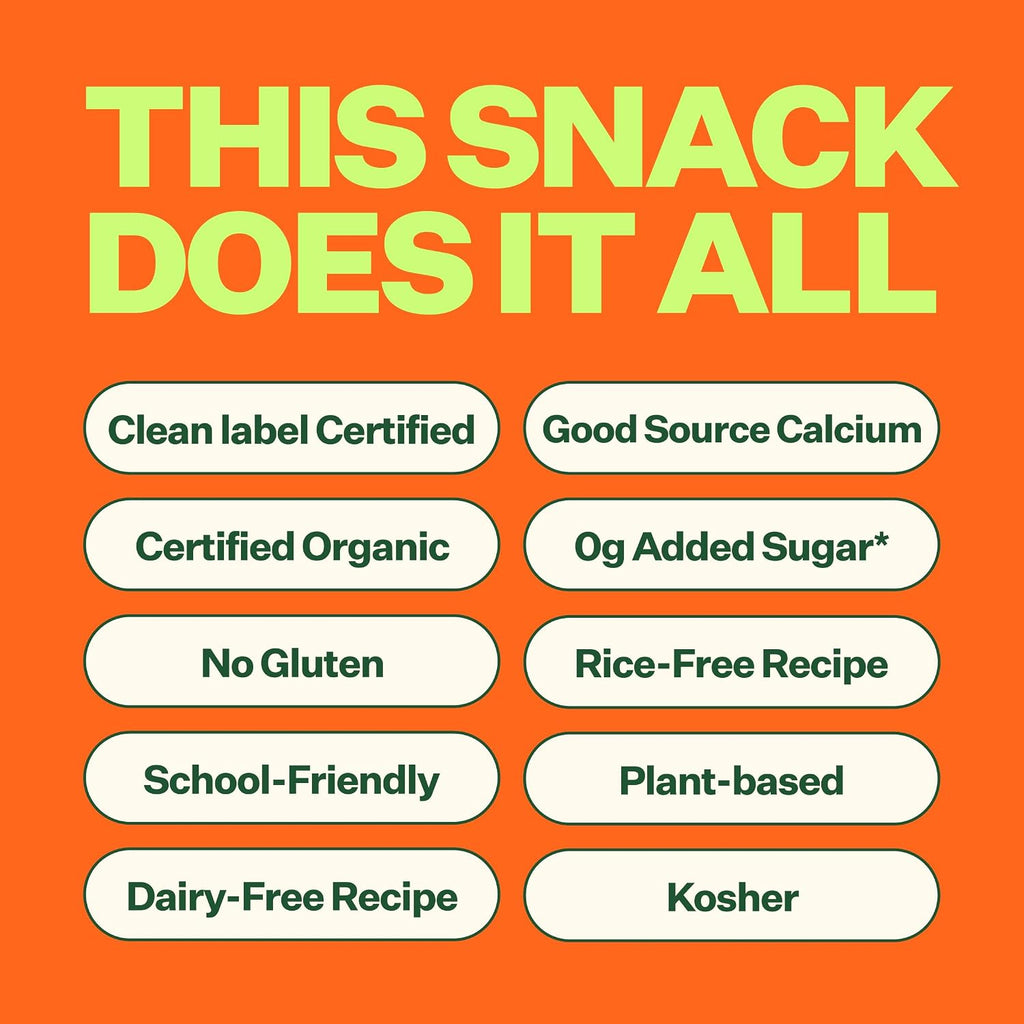 Yumi Smoothie Melts - Mango & Carrot Toddler & Kids Baby Snacks, Gluten-Free, No Added Sugar.