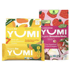 Yumi Organic Toddler Snacks Bars Mango & Kale & Yumi Smoothie Melts - Strawberry & Kale