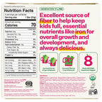 Yumi Organic Toddler Snacks Bars Strawberry & Rhubarb & Free Baby Puffs- Apple & Broccoli