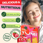 YUMI Organic Breakfast Superbar & Puffs - Strawberry